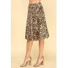 imageLock and Love Womens Solid Ombre Lightweight Flare Midi Pull On Closure Skirt SXXXL Plus SizeWb1105leopard