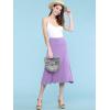 imageLock and Love Womens Solid Ombre Lightweight Flare Midi Pull On Closure Skirt SXXXL Plus SizeWb1105lilac