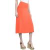imageLock and Love Womens Solid Ombre Lightweight Flare Midi Pull On Closure Skirt SXXXL Plus SizeWb1105salmon