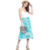 imageLock and Love Womens Solid Ombre Lightweight Flare Midi Pull On Closure Skirt SXXXL Plus SizeWb2345aqua
