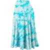 imageLock and Love Womens Solid Ombre Lightweight Flare Midi Pull On Closure Skirt SXXXL Plus SizeWb2345aqua