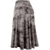 imageLock and Love Womens Solid Ombre Lightweight Flare Midi Pull On Closure Skirt SXXXL Plus SizeWb2345brown