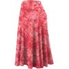 imageLock and Love Womens Solid Ombre Lightweight Flare Midi Pull On Closure Skirt SXXXL Plus SizeWb2345coral