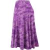imageLock and Love Womens Solid Ombre Lightweight Flare Midi Pull On Closure Skirt SXXXL Plus SizeWb2345purple