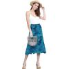 imageLock and Love Womens Solid Ombre Lightweight Flare Midi Pull On Closure Skirt SXXXL Plus SizeWb2345teal