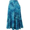 imageLock and Love Womens Solid Ombre Lightweight Flare Midi Pull On Closure Skirt SXXXL Plus SizeWb2345teal