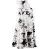 imageLock and Love Womens Solid Ombre Lightweight Flare Midi Pull On Closure Skirt SXXXL Plus SizeWb2345whiteblack