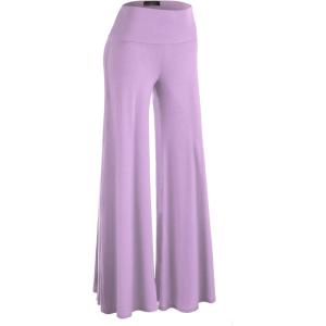 imageLL Womens Chic Palazzo Lounge Pants  Made in USAWb750lavender