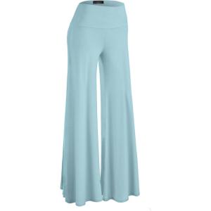 imageLL Womens Chic Palazzo Lounge Pants  Made in USAWb750lightblue