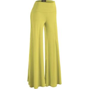 imageLL Womens Chic Palazzo Lounge Pants  Made in USAWb750mustard