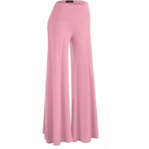 imageLL Womens Chic Palazzo Lounge Pants  Made in USAWb750pink