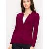 imageLL Womens Keep It Classic Round CardiganWsk781burgundy