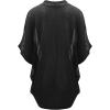 imageLock and Love Kimono Style Womens Short Sleeve OpenFront Batwing Cardigan Loose fitWsk1528black