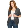 imageLock and Love Kimono Style Womens Short Sleeve OpenFront Batwing Cardigan Loose fitWsk1528black