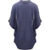 imageLock and Love Kimono Style Womens Short Sleeve OpenFront Batwing Cardigan Loose fitWsk1528navy