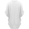 imageLock and Love Kimono Style Womens Short Sleeve OpenFront Batwing Cardigan Loose fitWsk1528white