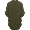 imageLock and Love Kimono Style Womens Short Sleeve OpenFront Batwing Cardigan Loose fitWsk1528whiteolive