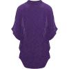 imageLock and Love Kimono Style Womens Short Sleeve OpenFront Batwing Cardigan Loose fitWsk1528whitepurple