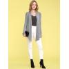 imageLock and Love Womens Draped Front Open Asymmetrical Cardigan  Casual Long Sleeve Lightweight DusterWsk850heathergrey