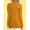 imageLock and Love Womens Draped Front Open Asymmetrical Cardigan  Casual Long Sleeve Lightweight DusterWsk850mustard