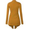 imageLock and Love Womens Draped Front Open Asymmetrical Cardigan  Casual Long Sleeve Lightweight DusterWsk850mustard