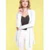 imageLock and Love Womens Draped Front Open Asymmetrical Cardigan  Casual Long Sleeve Lightweight DusterWsk850white