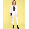 imageLock and Love Womens Draped Front Open Asymmetrical Cardigan  Casual Long Sleeve Lightweight DusterWsk850white