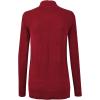 imageLock and Love Womens Open Front Knit CardiganWsk926burgundy
