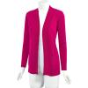 imageLock and Love Womens Open Front Knit CardiganWsk926magenta