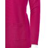 imageLock and Love Womens Open Front Knit CardiganWsk926magenta