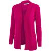 imageLock and Love Womens Open Front Knit CardiganWsk926magenta