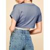 imageLock and Love Womens Versatile Open Front Lightweight Short Sleeve Bolero ShrugWsk1529ashblue