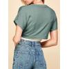 imageLock and Love Womens Versatile Open Front Lightweight Short Sleeve Bolero ShrugWsk1529huntergreen