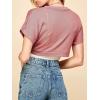 imageLock and Love Womens Versatile Open Front Lightweight Short Sleeve Bolero ShrugWsk1529mauve