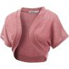 imageLock and Love Womens Versatile Open Front Lightweight Short Sleeve Bolero ShrugWsk1529mauve
