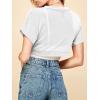 imageLock and Love Womens Versatile Open Front Lightweight Short Sleeve Bolero ShrugWsk1529white