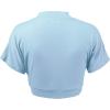 imageLock and Love Womens Versatile Open Front Lightweight Short Sleeve Bolero ShrugWsk1785aqua