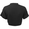 imageLock and Love Womens Versatile Open Front Lightweight Short Sleeve Bolero ShrugWsk1785black