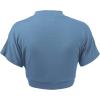 imageLock and Love Womens Versatile Open Front Lightweight Short Sleeve Bolero ShrugWsk1785denim