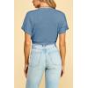 imageLock and Love Womens Versatile Open Front Lightweight Short Sleeve Bolero ShrugWsk1785denim
