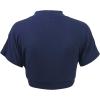imageLock and Love Womens Versatile Open Front Lightweight Short Sleeve Bolero ShrugWsk1785navy