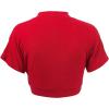 imageLock and Love Womens Versatile Open Front Lightweight Short Sleeve Bolero ShrugWsk1785red