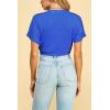 imageLock and Love Womens Versatile Open Front Lightweight Short Sleeve Bolero ShrugWsk1785royalbrite