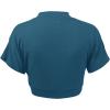 imageLock and Love Womens Versatile Open Front Lightweight Short Sleeve Bolero ShrugWsk1785teal