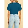 imageLock and Love Womens Versatile Open Front Lightweight Short Sleeve Bolero ShrugWsk1785teal