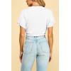 imageLock and Love Womens Versatile Open Front Lightweight Short Sleeve Bolero ShrugWsk1785white