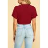 imageLock and Love Womens Versatile Open Front Lightweight Short Sleeve Bolero ShrugWsk1785wine