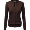 imageLL Womens Keep It Classic Round CardiganWsk781brown
