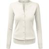 imageLL Womens Keep It Classic Round CardiganWsk781ivory