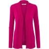 imageLock and Love Womens Open Front Knit CardiganWsk926magenta